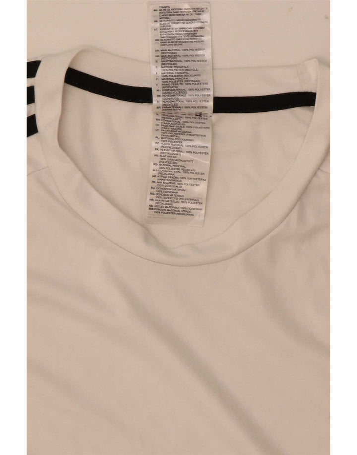 Adidas Herren Aeroready T-Shirt Top Large Weiß Polyester