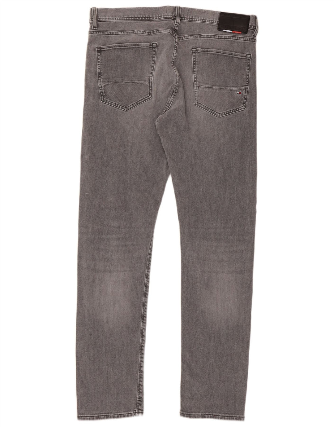 Tommy Hilfiger Herren Slim Jeans W36 L32 Graue Baumwolle