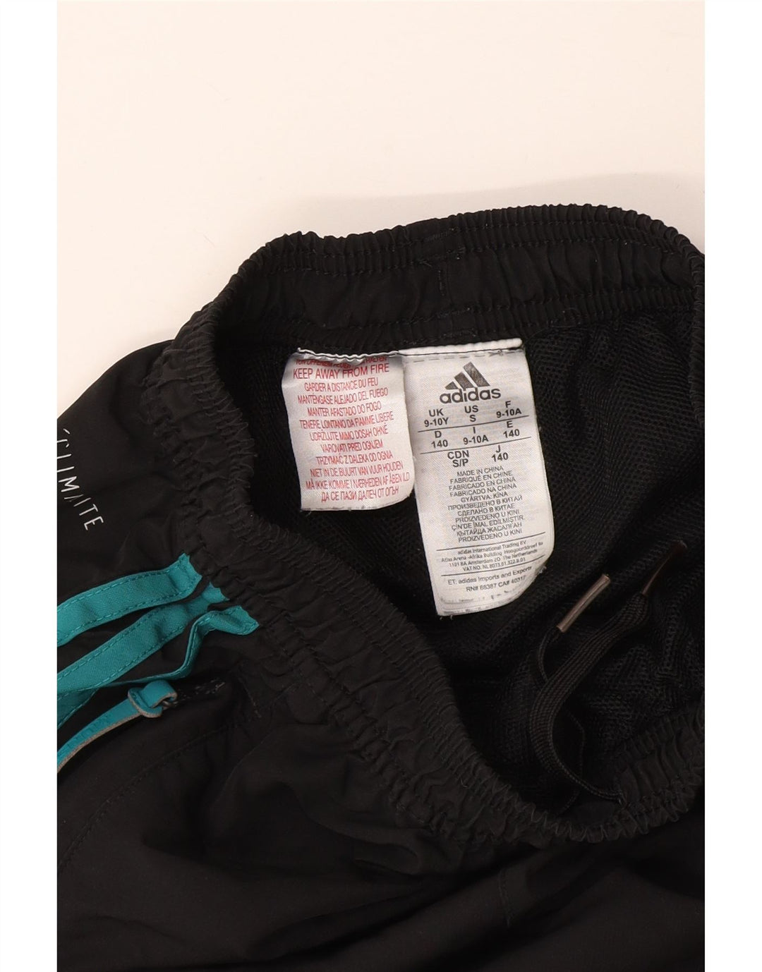 ADIDAS Jungen Munster Rugby Graphic Trainingshose, 9–10 Jahre, Schwarz