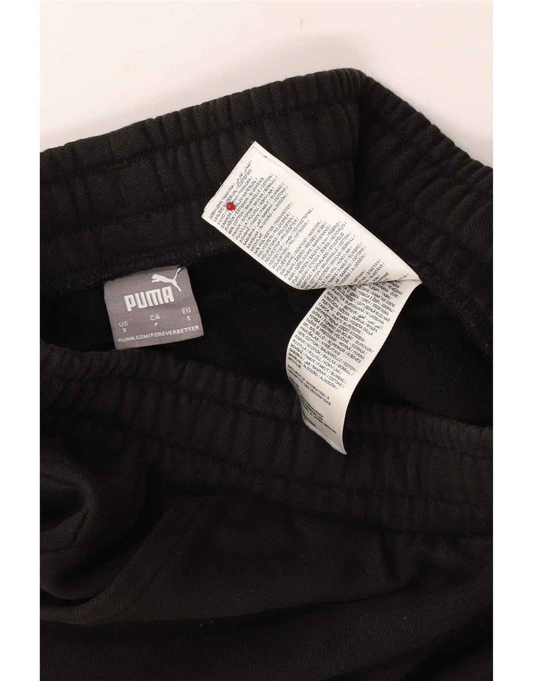 Puma Herren-Trainingshose, Jogginghose, Größe S, Schwarz, Baumwolle