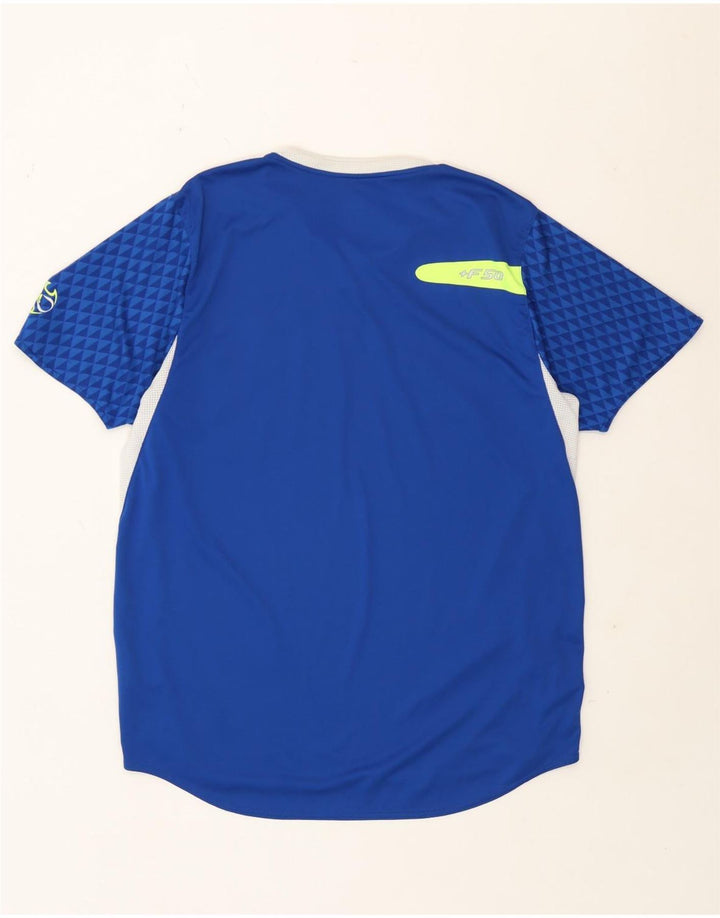 Adidas Herren Grafik T-Shirt Top XL Blau Colourblock Polyester