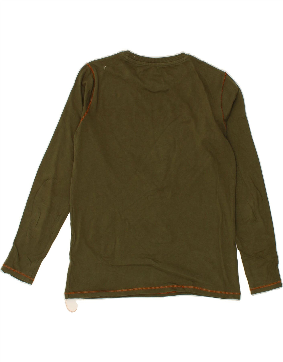 GUESS Boys Graphic Top Long Sleeve 11-12 Years Khaki Cotton Vintage Guess and Second-Hand Guess from Messina Hembry 