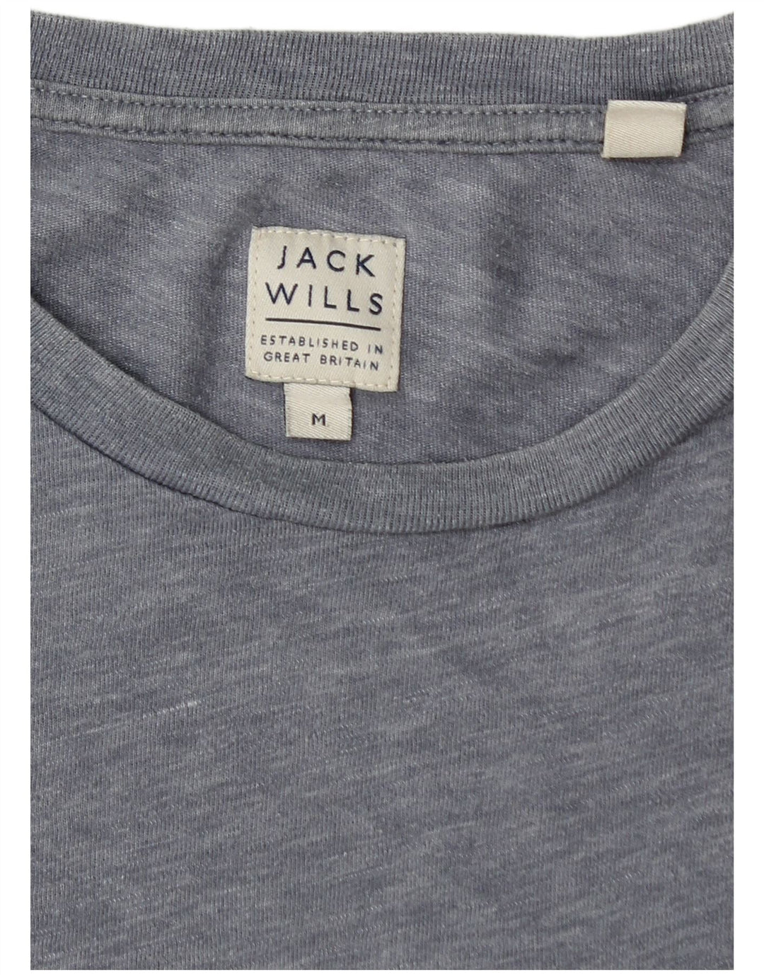 JACK WILLS Herren T-Shirt Top Mittelblau meliert