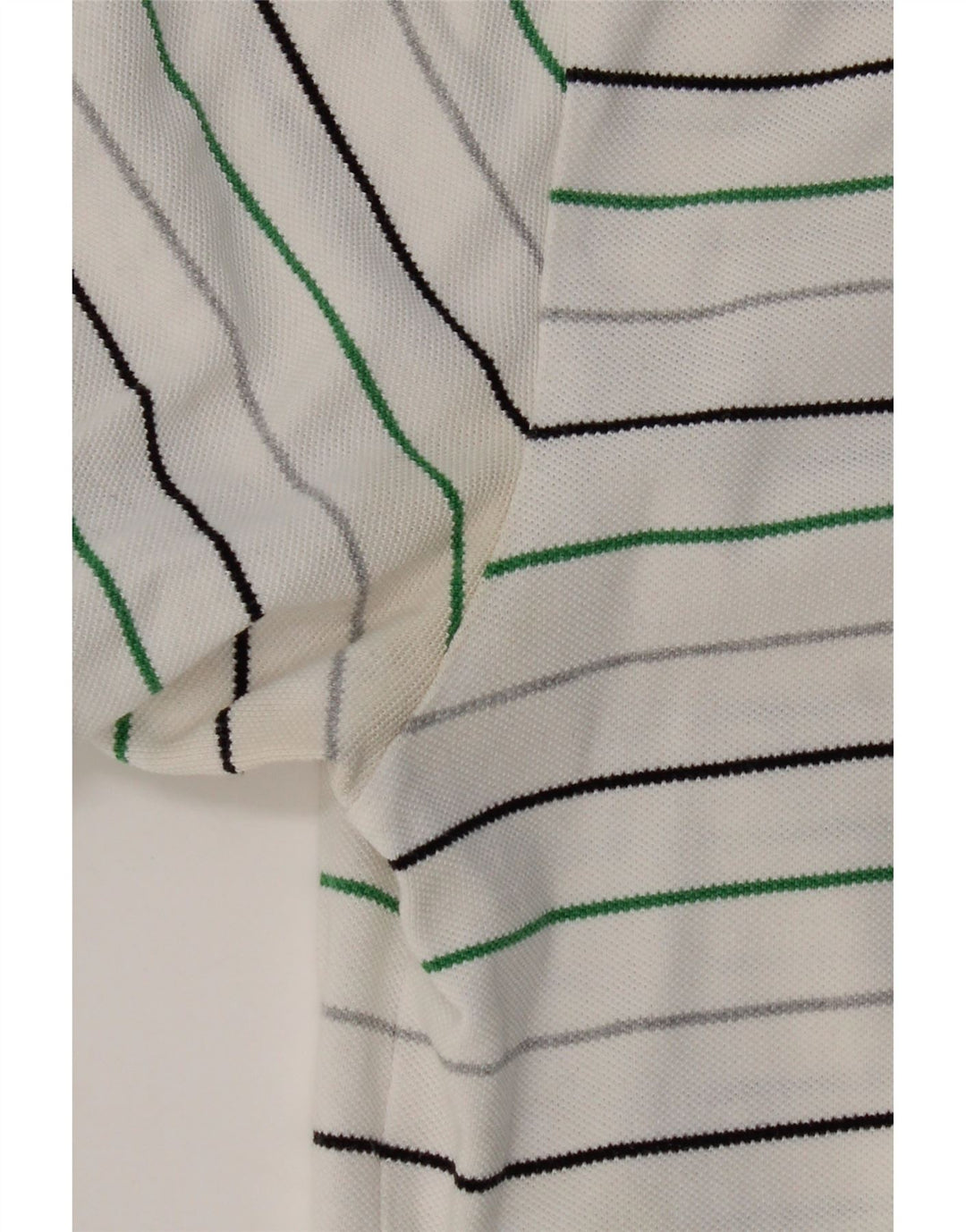 NORTH SAILS Mens Polo Shirt XL White Striped Cotton Vintage North Sails and Second-Hand North Sails from Messina Hembry 