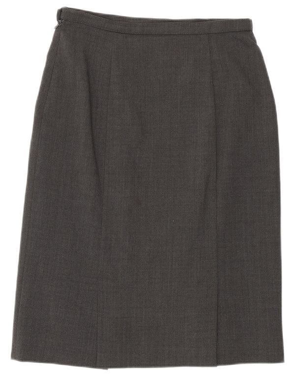 Penny Black Damen Bleistiftrock UK 10 Small W26 Grau Polyester