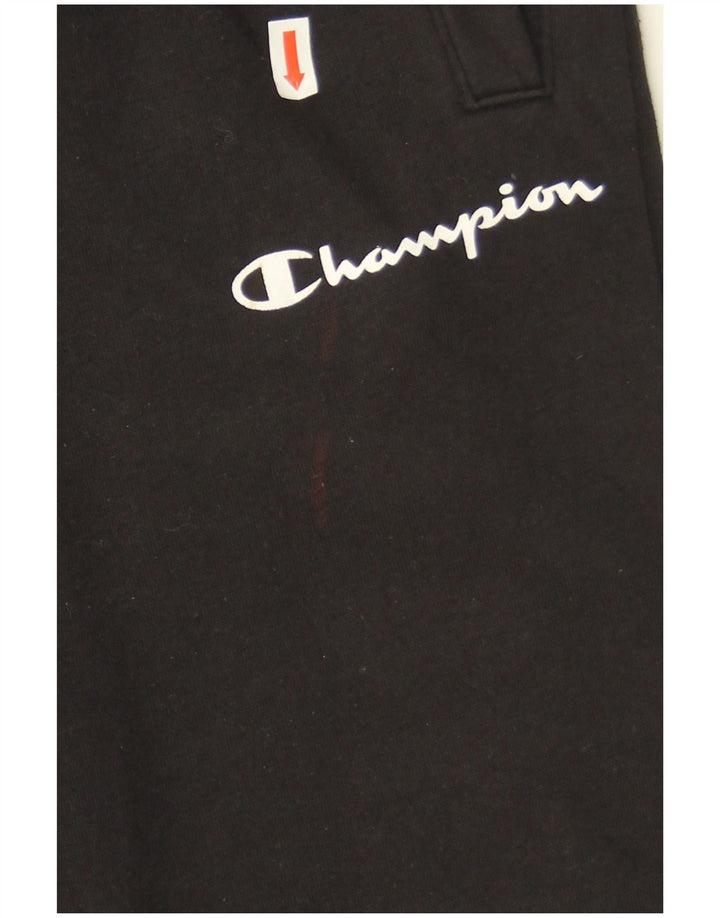 Champion Herren-Trainingshose, Jogginghose, Größe S, Schwarz, Baumwolle