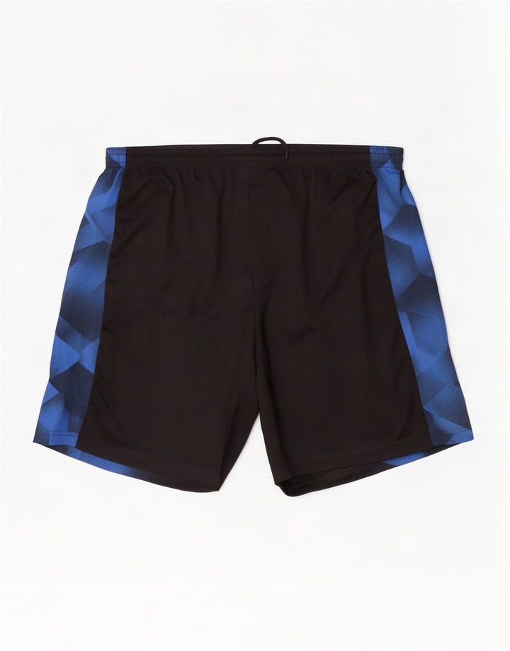 Adidas Herren Climalite Sport Shorts Mittelschwarzes geometrisches Polyester