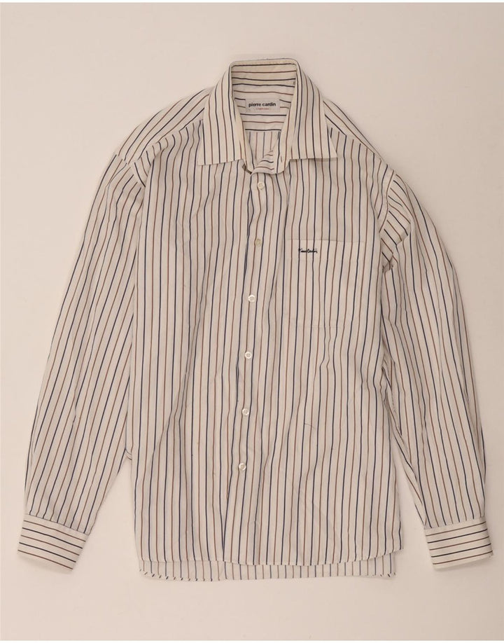 Pierre Cardin Herrenhemd Größe 41 Mittelweiß gestreift