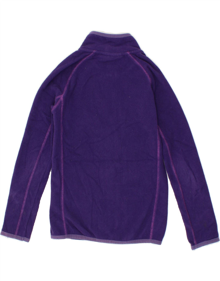 MOUNTAIN WAREHOUSE Girls Fleece Jacket 7-8 Years Purple Polyester Vintage Mountain Warehouse and Second-Hand Mountain Warehouse from Messina Hembry 