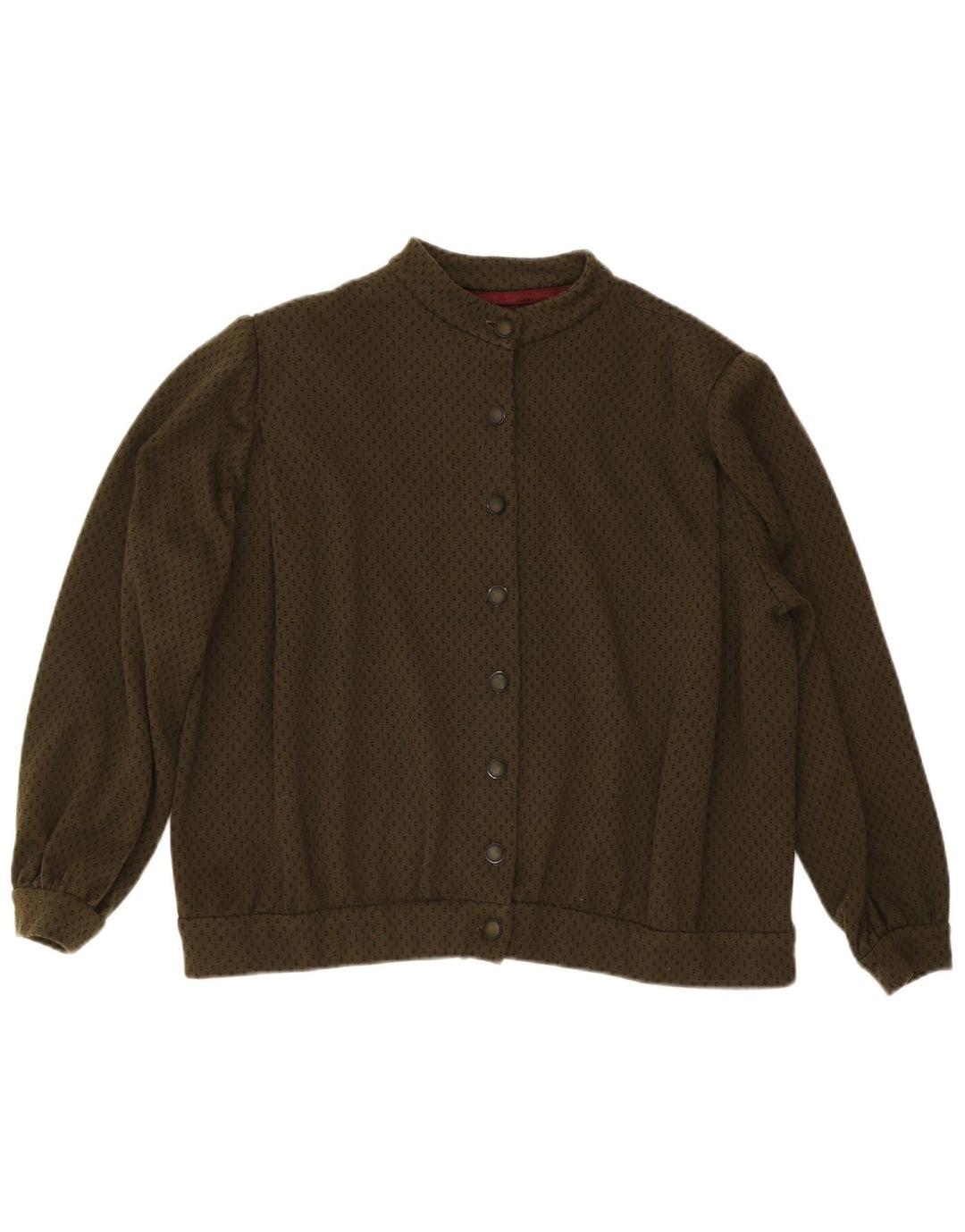 Vintage Damen Bomberjacke UK 20 2XL Khaki gefleckt