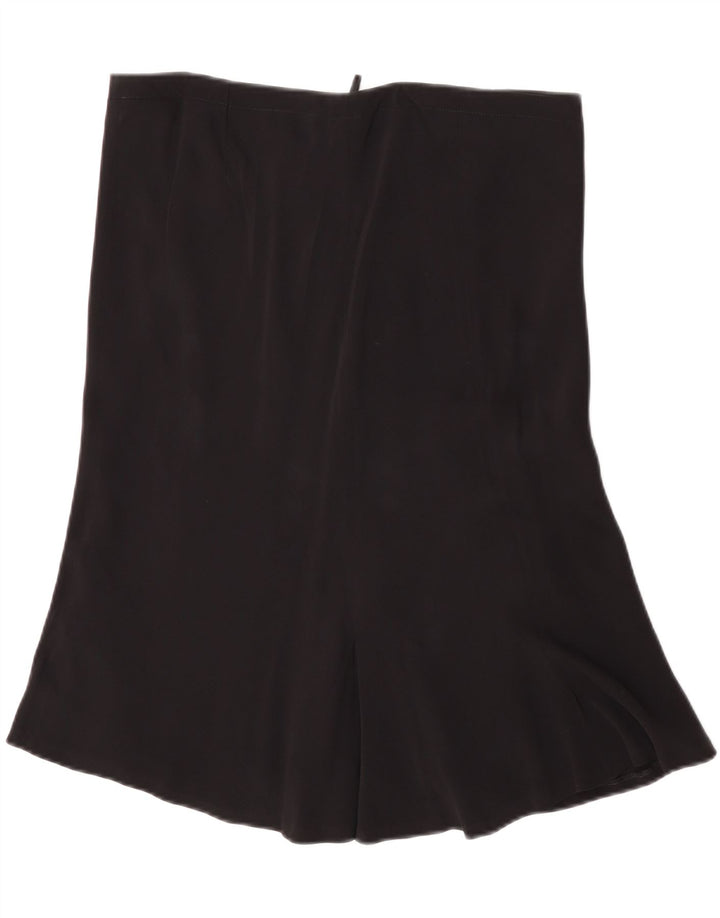 Alexander Mcqueen Damen A-Linienrock IT 46 Large W34 L25 Schwarz Klassisch