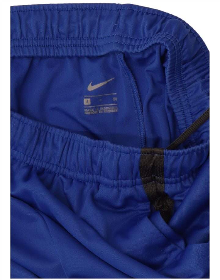 Nike Herren-Trainingshose, Größe S, Blau, Farbblock