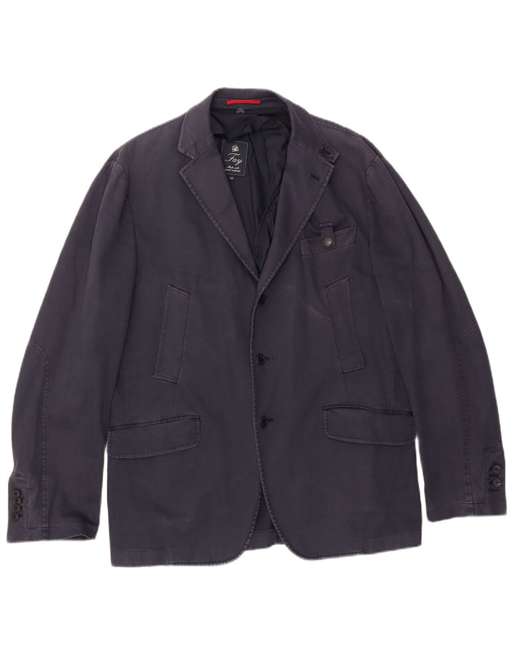 Fay Herren-Blazer mit 3 Knöpfen, IT 52 XL, Marineblau