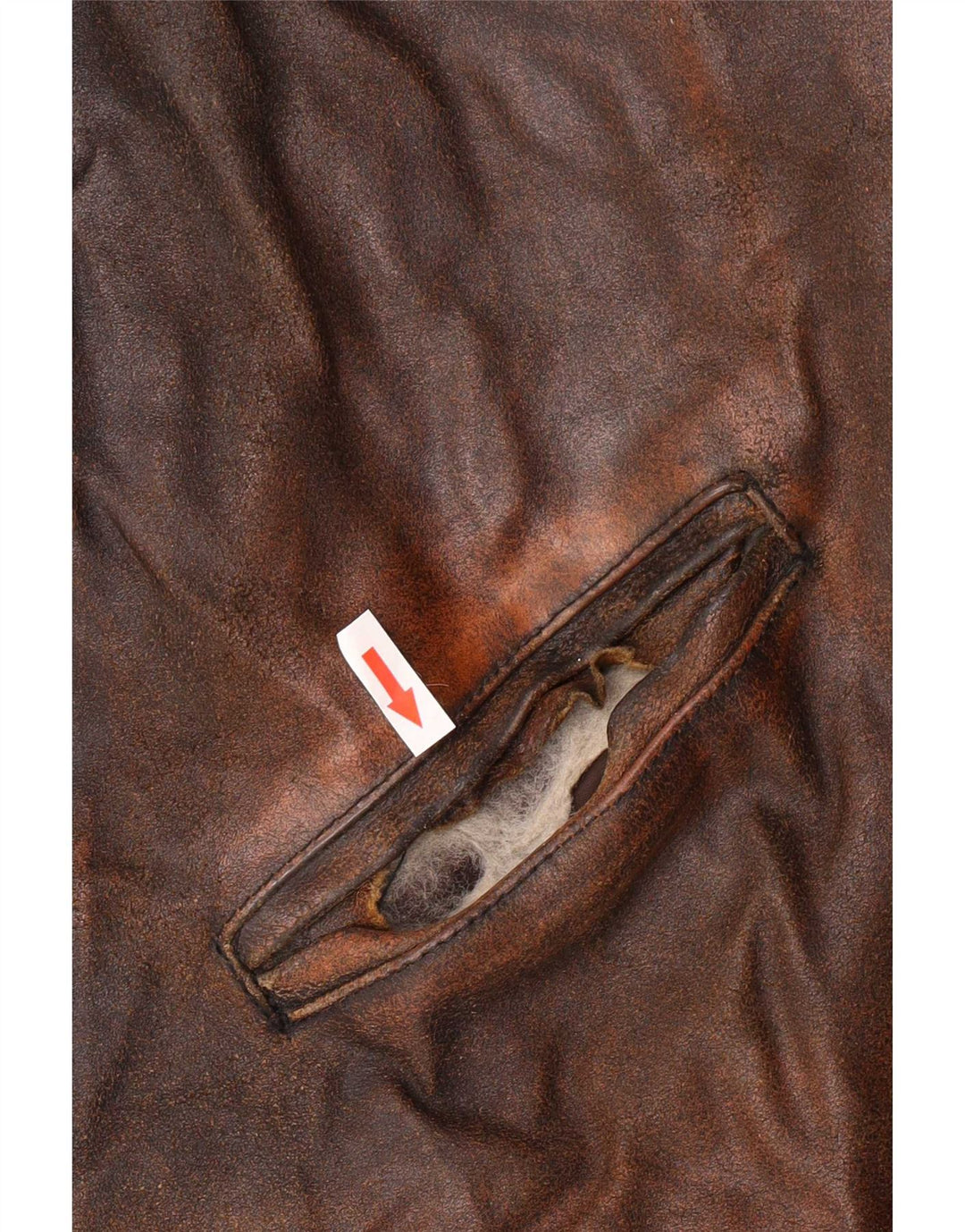 Vintage Herren Lederjacke UK 42 XL Braun