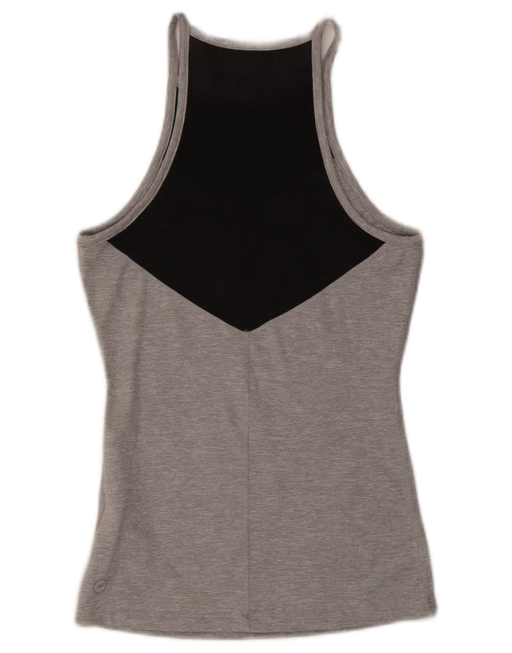 Puma Damen Weste Top UK 10 Small Graues Colourblock-Polyester