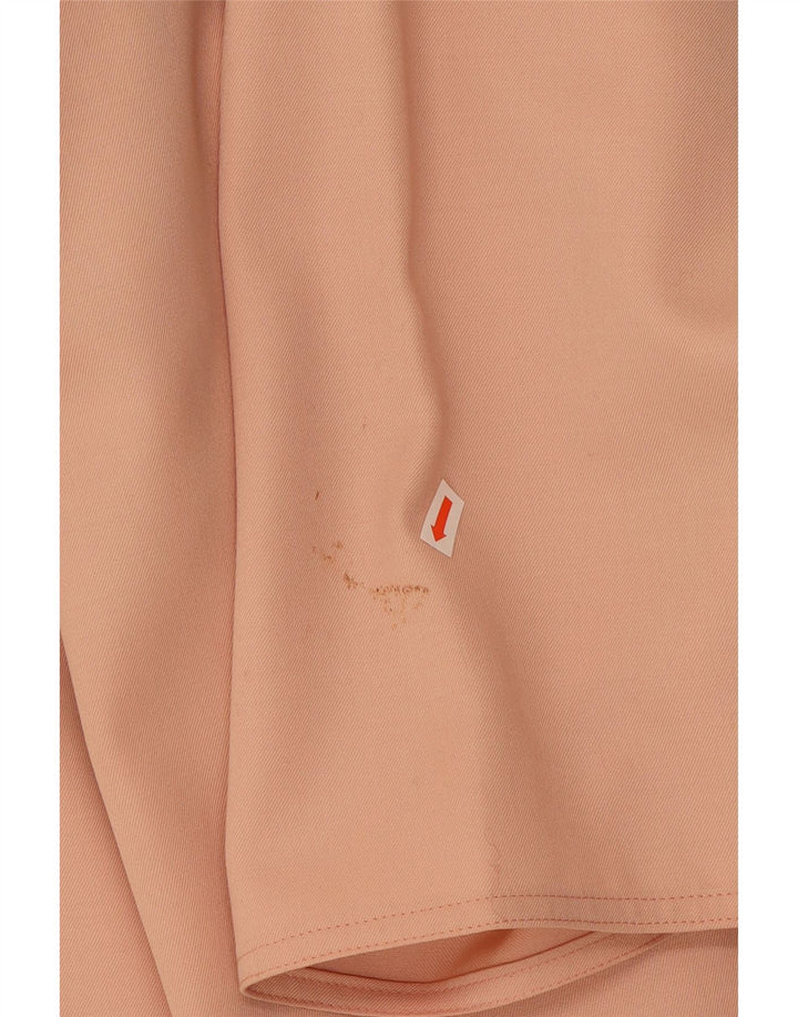 Fendi Damen Übergroße offene Blazerjacke IT 44 Mittelrosa Wolle