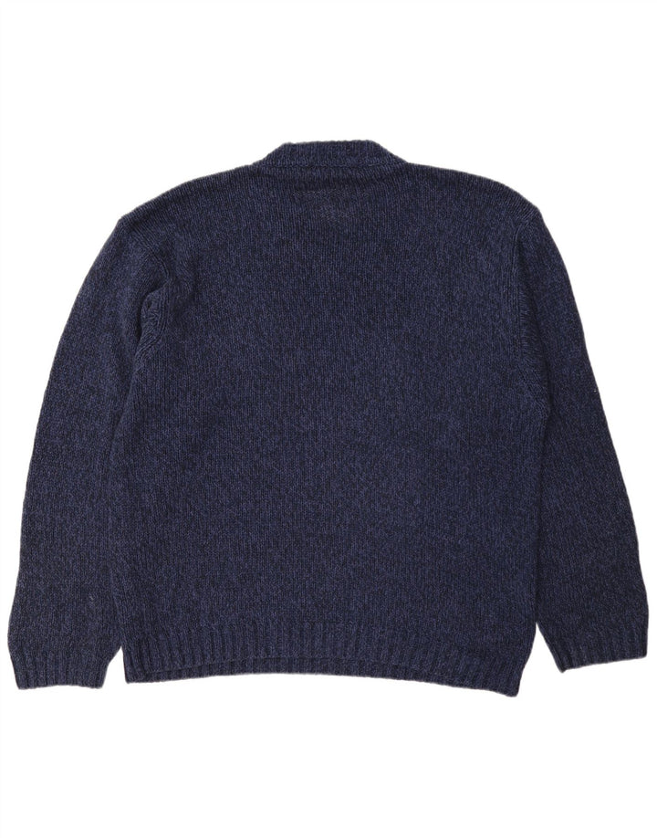 Marks & Spencer Herren St. Michael Pullover mit V-Ausschnitt, mittelgroß, Marineblau