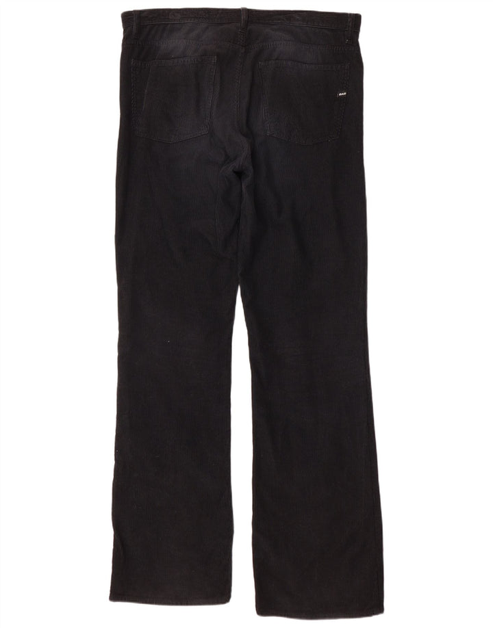 Gas Herren Bootcut Cordhose W36 L34 Schwarz