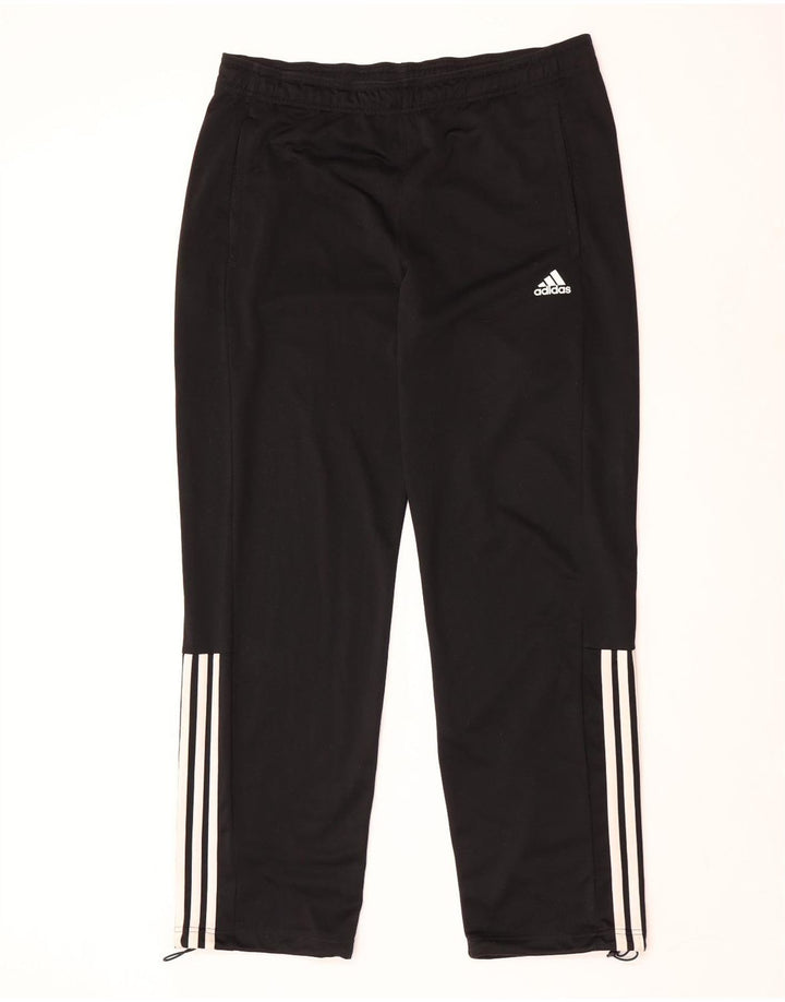 Adidas Herren Trainingshose UK 42/44 Large Schwarz Polyester
