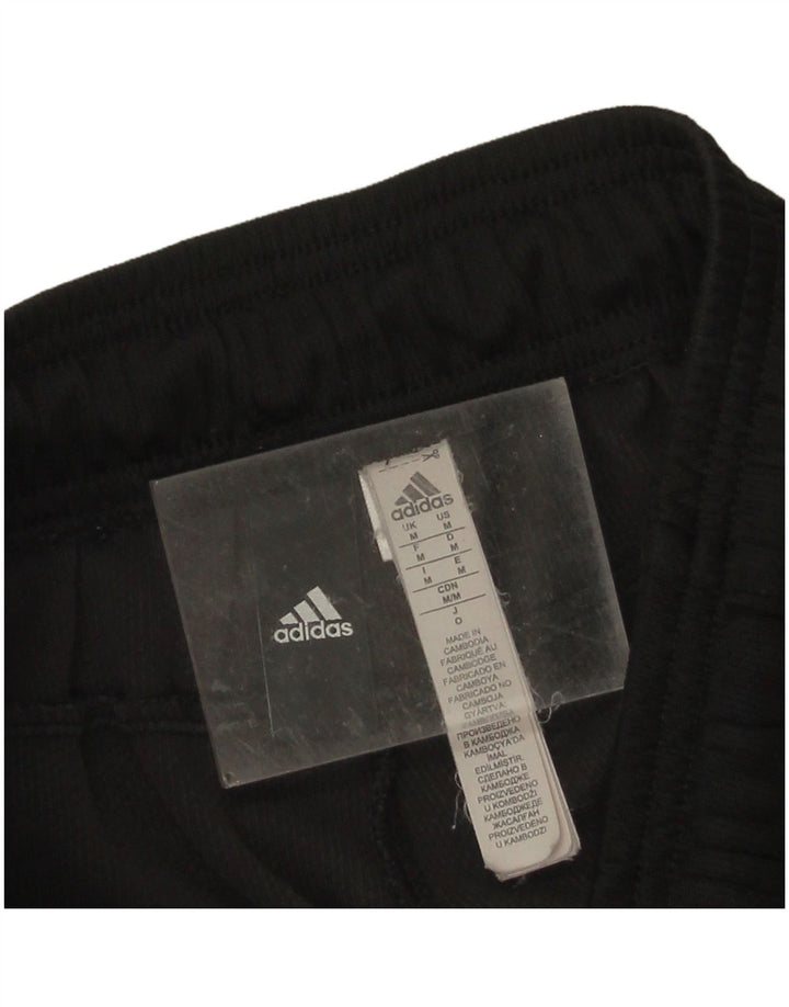 Adidas Herren-Trainingshose, mittelschwarz, Baumwolle
