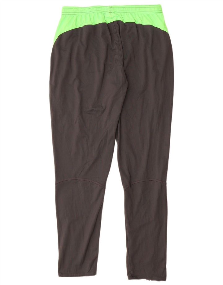 Nike Herren Dri Fit Trainingshose, großes graues Colourblock-Polyester