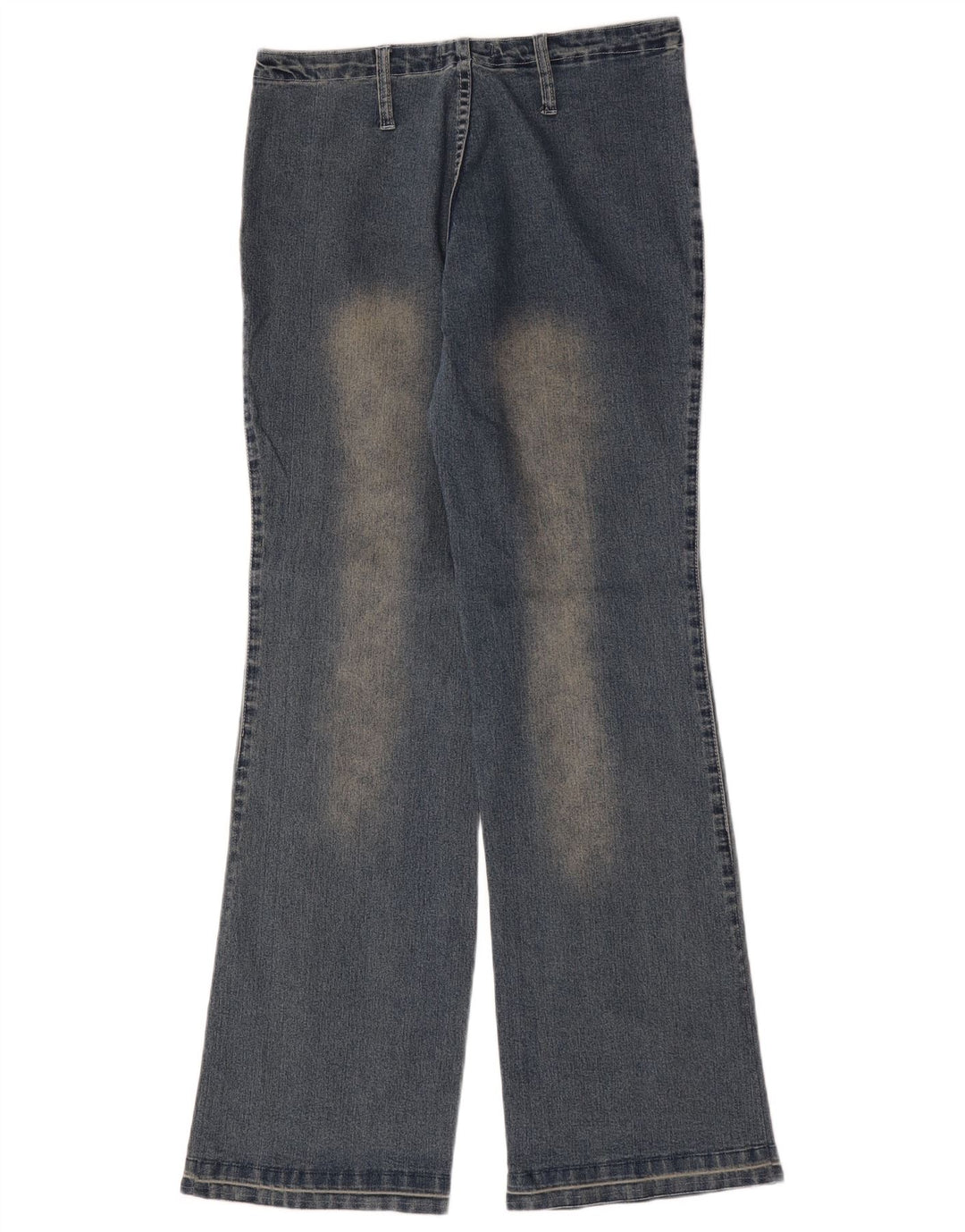 Victory Damen-Jeans mit weitem Bein, W30 L31, blaues Polyester