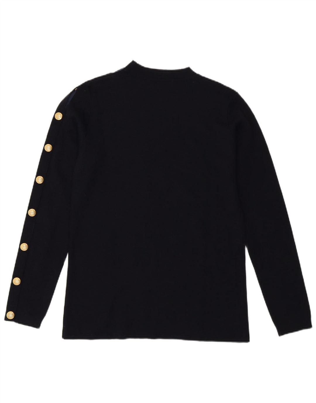 Gas Damen-Pullover mit Knopfkragen, Gr. 10, Größe S, Marineblau