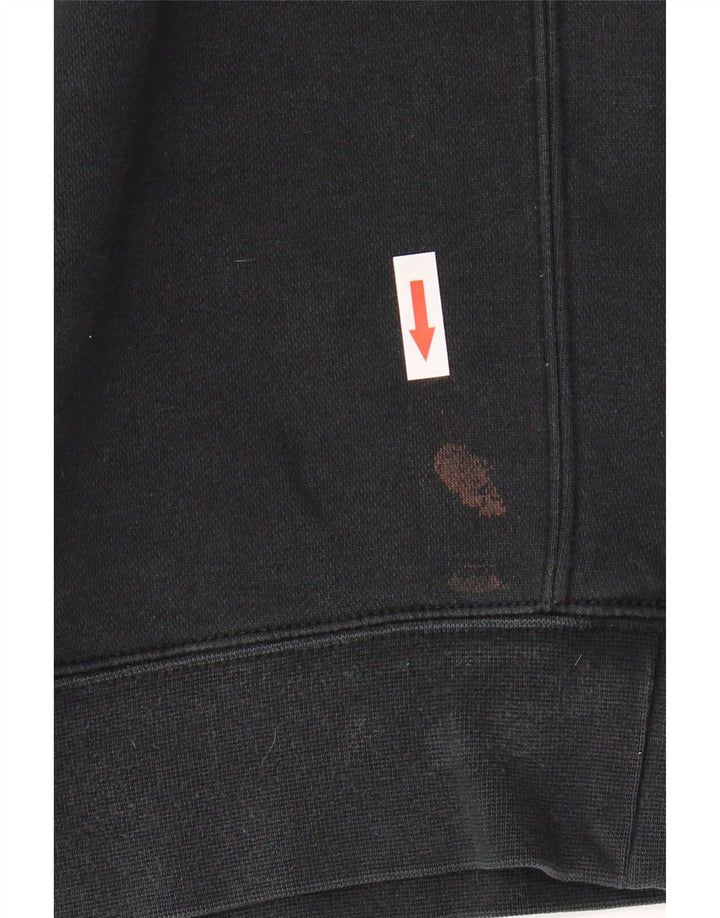 NIKE Herren-Sweatshirt-Pullover, mittelschwarz, Baumwolle