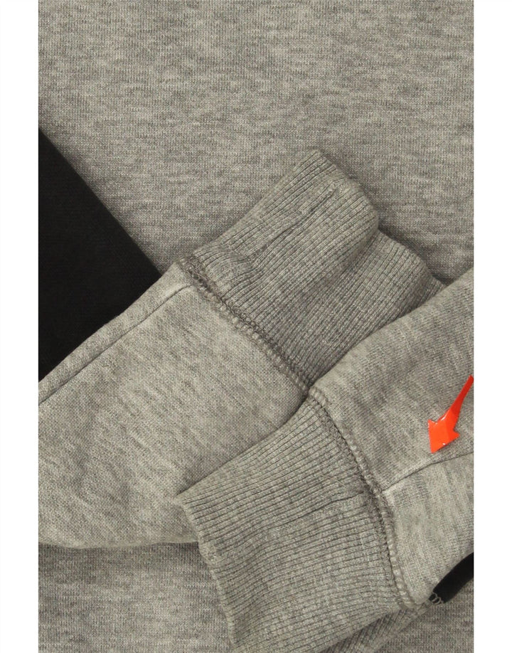 PUMA Mens Graphic Tracksuit Top Jacket Medium Grey Colourblock Cotton Vintage Puma and Second-Hand Puma from Messina Hembry 