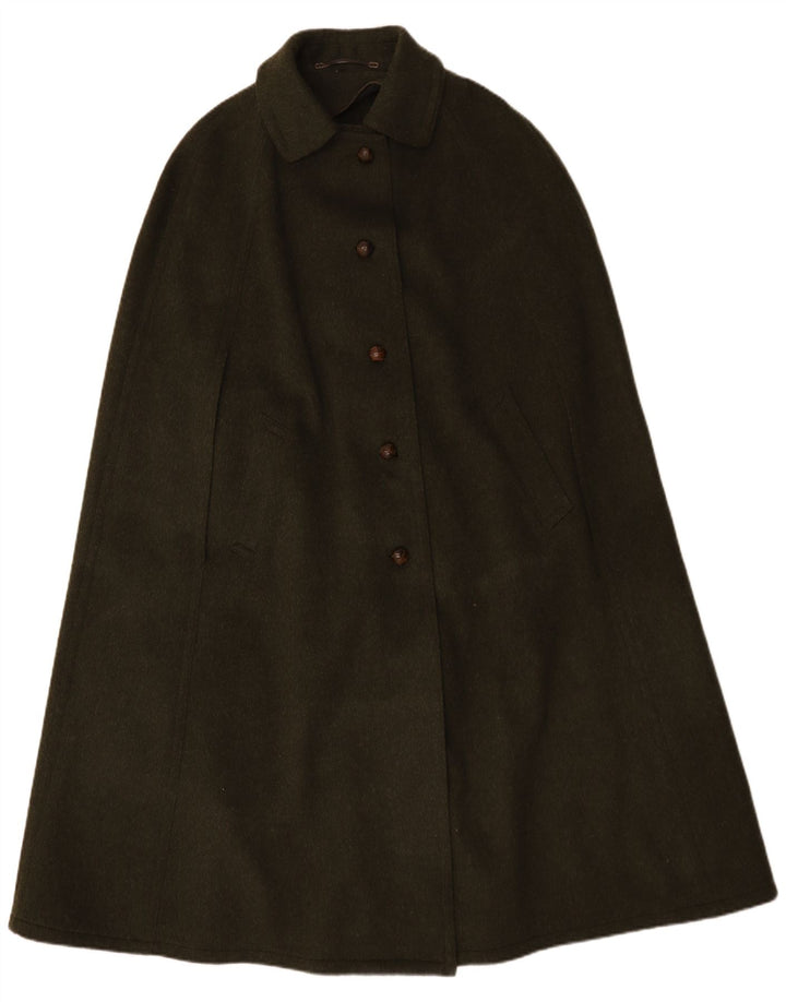 Vintage Damen Cape Mantel Einheitsgröße Khaki