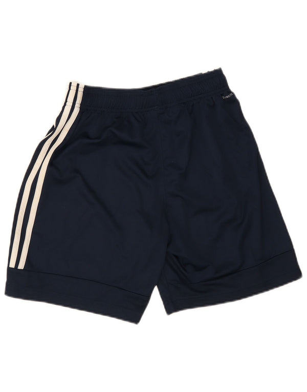 Adidas Jungen Climalite Sport Shorts 13-14 Jahre Marineblau Polyester