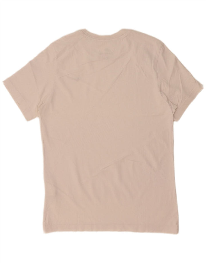 Nike Herren T-Shirt Top Small aus weißer Baumwolle