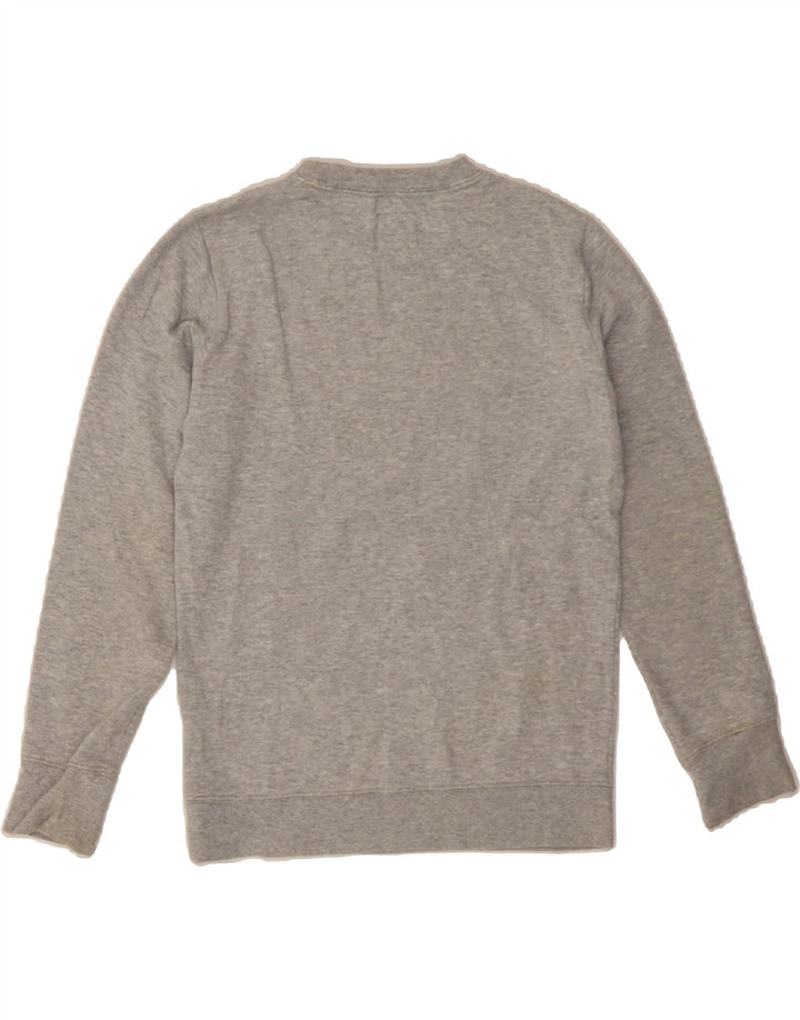 CHAMPION Boys Graphic Sweatshirt Jumper 10-11 Years Large  Grey Flecked Vintage Champion and Second-Hand Champion from Messina Hembry 