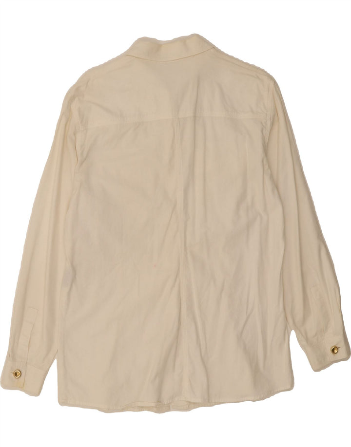 LAUREL Womens Shirt EU 38 Medium White Cotton Vintage Laurel and Second-Hand Laurel from Messina Hembry 