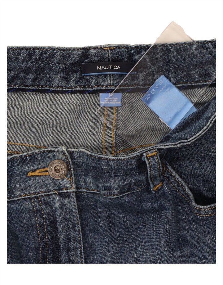 NAUTICA Womens Bootcut Jeans US 12 Large W34 L32 Blue Cotton Vintage Nautica and Second-Hand Nautica from Messina Hembry 