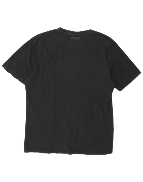 Kappa Herren Grafik T-Shirt Top XL Schwarz