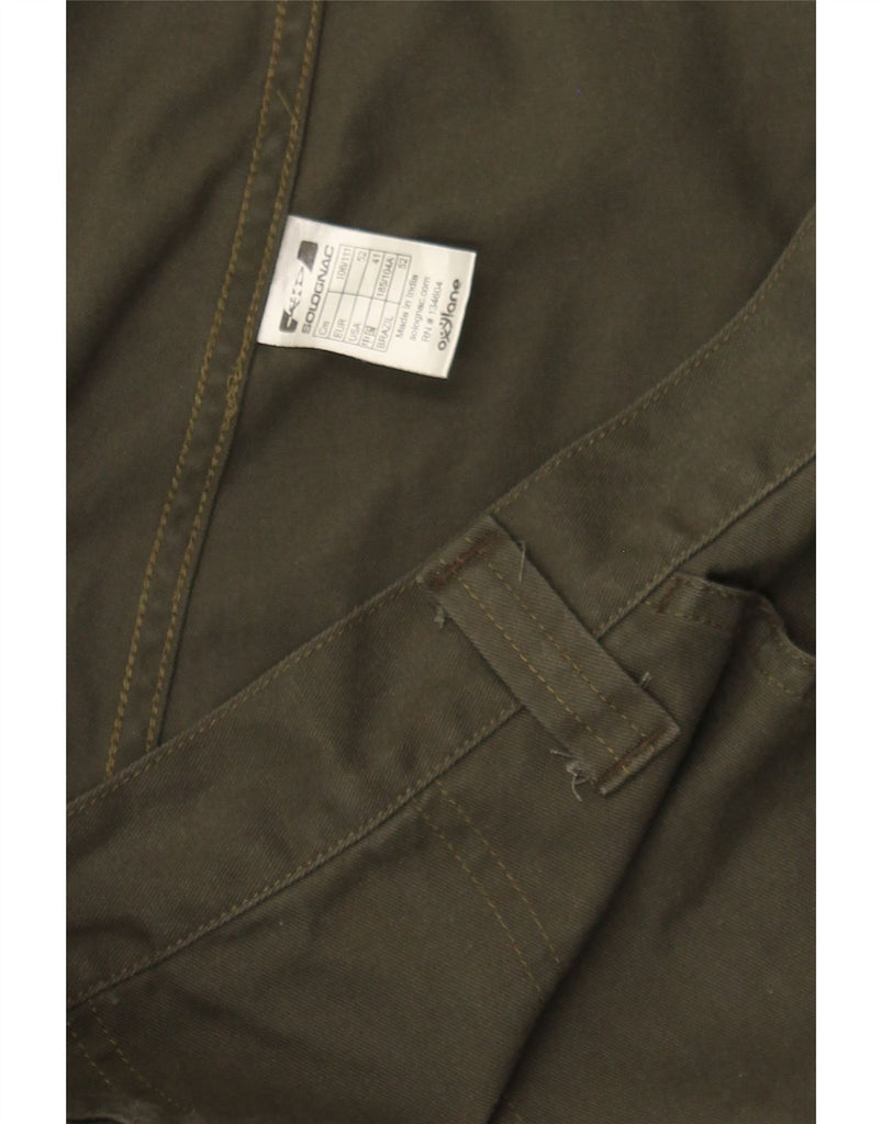 SOLOGNAC Mens Slim Joggers Cargo Trousers W41 L33 Khaki Cotton Vintage Solognac and Second-Hand Solognac from Messina Hembry 