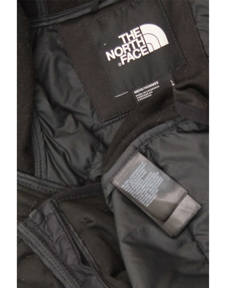 The North Face Herren-Trainingsanzug mit Kapuze, gepolstert, Jacke, Größe L, Schwarz