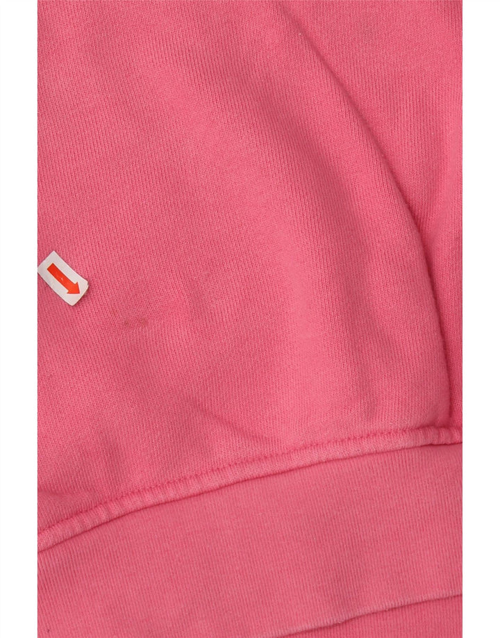 ADIDAS Womens Oversized Sweatshirt Jumper UK 8 Small  Pink Cotton