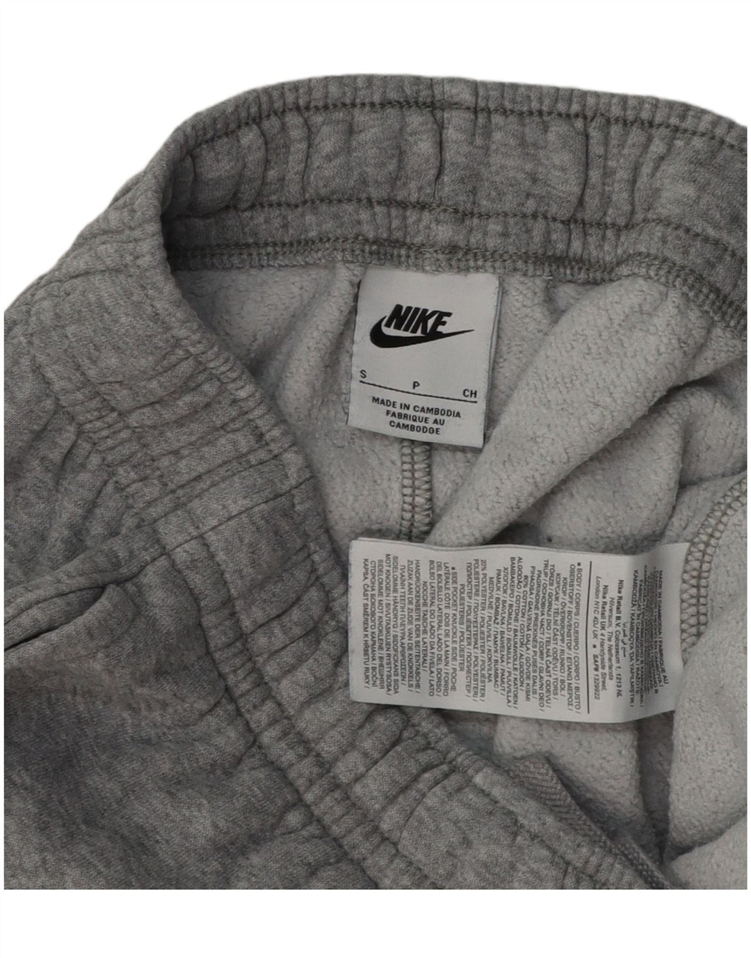 NIKE Herren Cargo-Trainingshose, Jogginghose, Größe S, Grau, Baumwolle