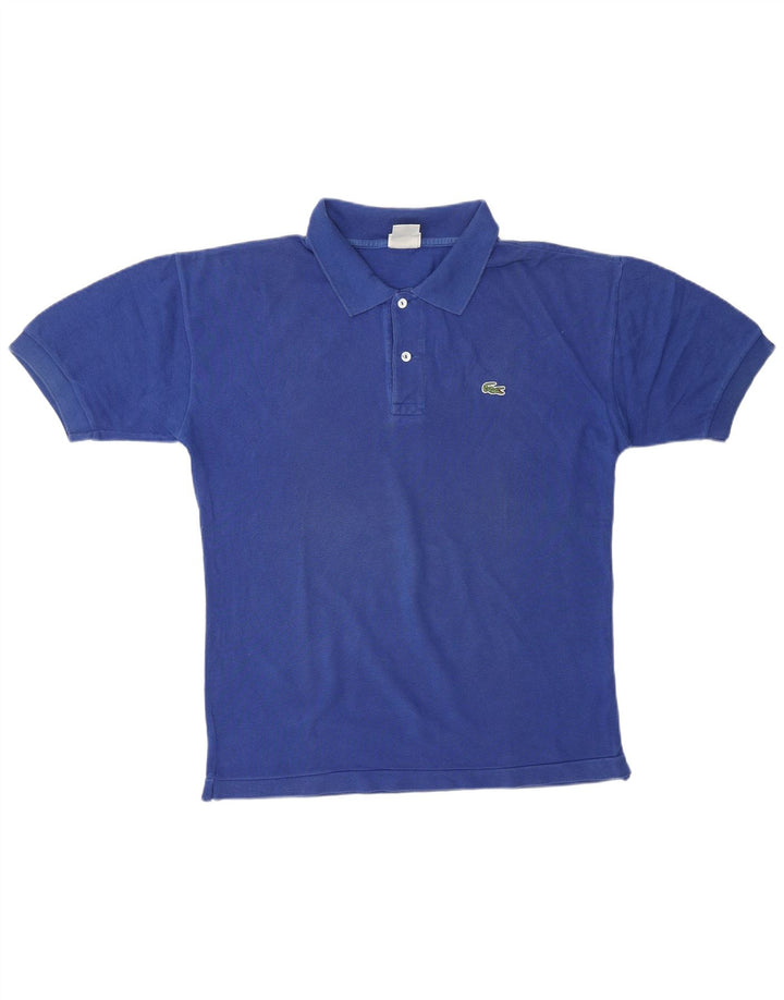 LACOSTE Herren Poloshirt Größe 5 Large Blau