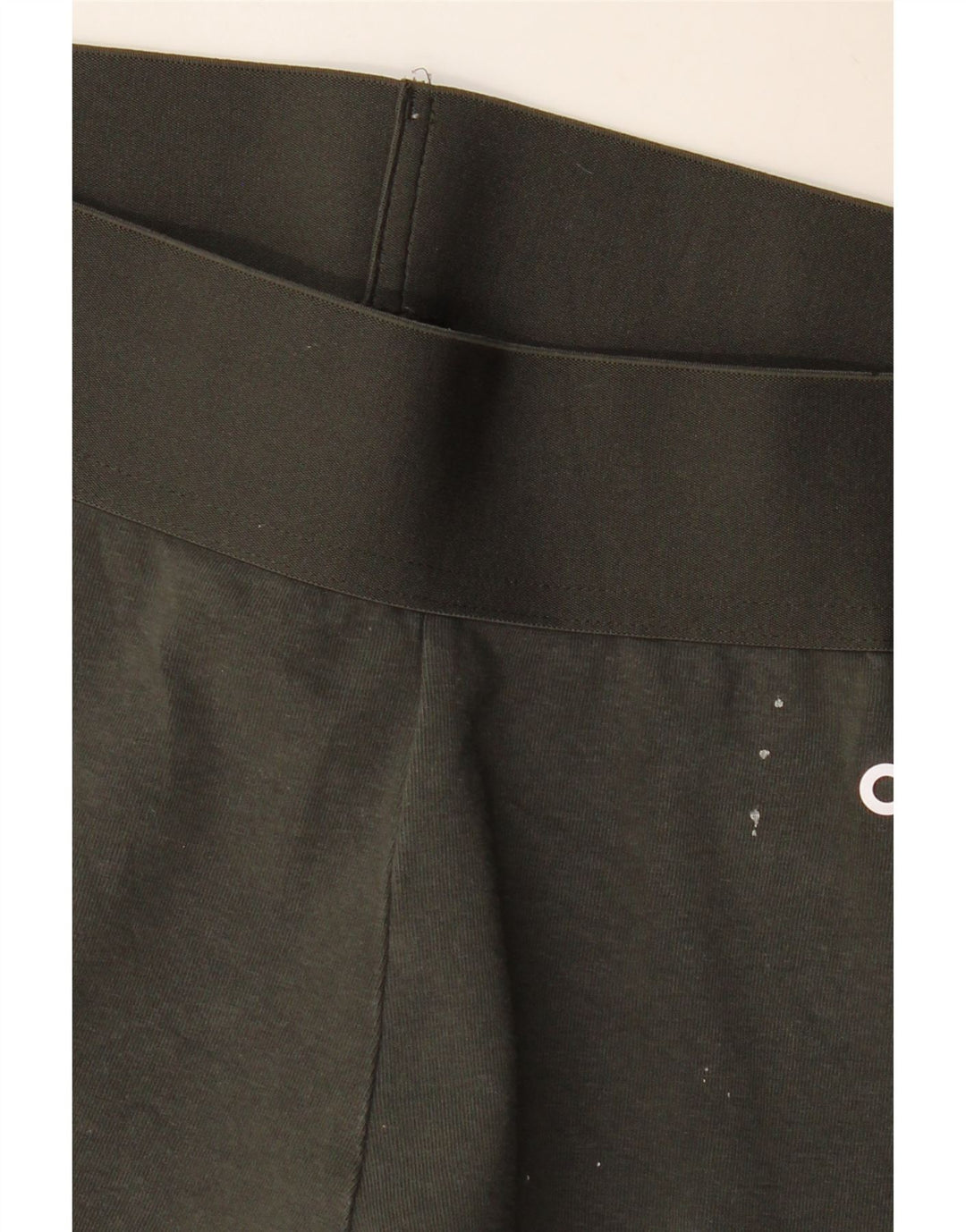 Adidas Damen Leggings UK 12/14 Medium Khaki Baumwolle