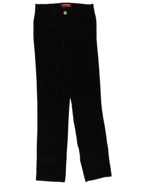 Carrera Damen 753 Gerade Cordhose W28 L33 Schwarz Baumwolle
