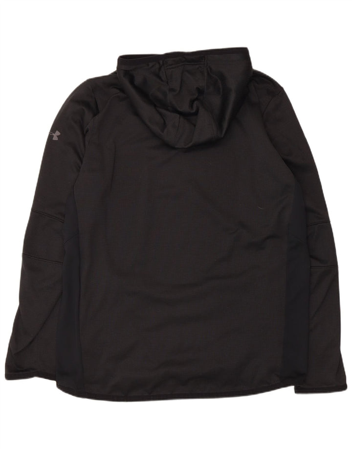 Under Armour Herren Cold Gear Kapuzenpullover, groß, aus schwarzem Polyester