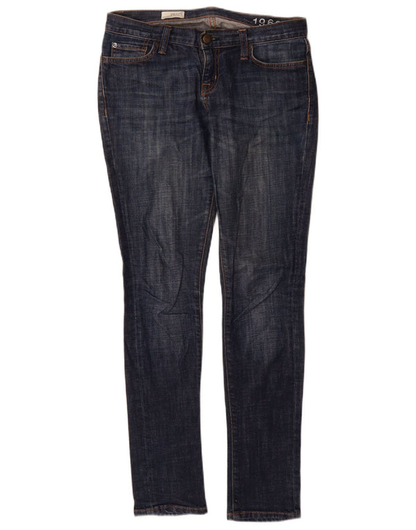 Gap Damen Skinny Jeans W26 L30 Marineblaue Baumwolle