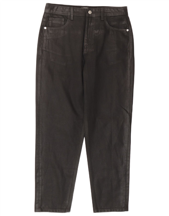 Zara Damen Tapered Jeans EU 38 Small W28 L28 Schwarz