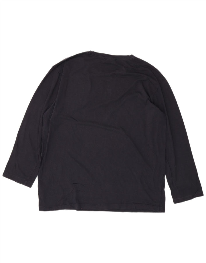LOTTO Mens Top Long Sleeve 2XL Black Cotton
