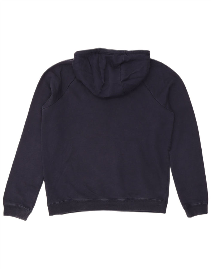 NIKE Herren-Kapuzenpullover, klein, marineblau, Baumwolle