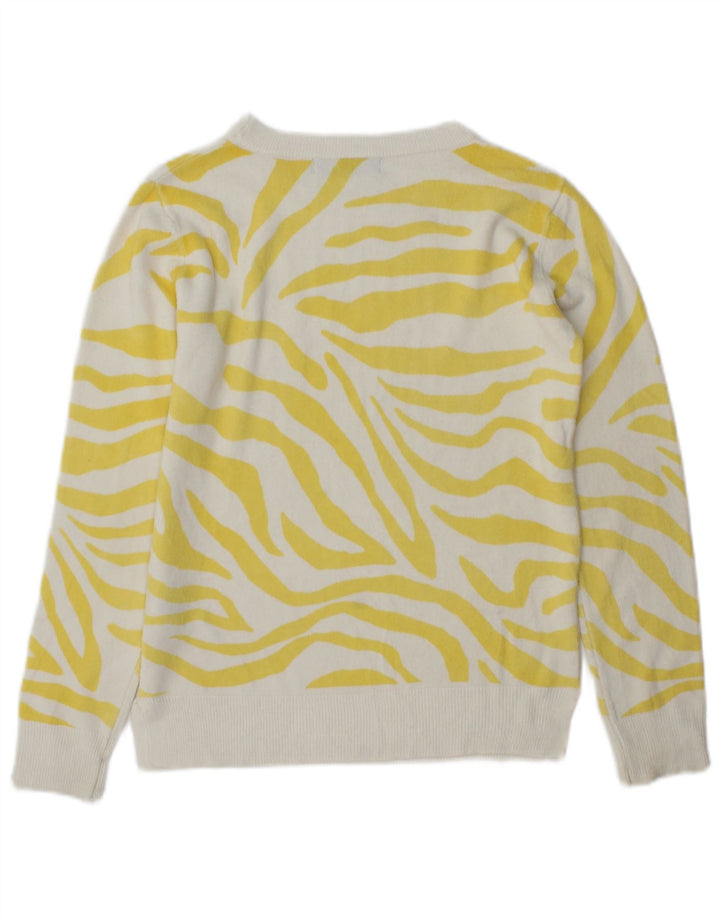 Marks & Spencer Damen-Pullover mit U-Boot-Ausschnitt, Gr. 8, Gelb