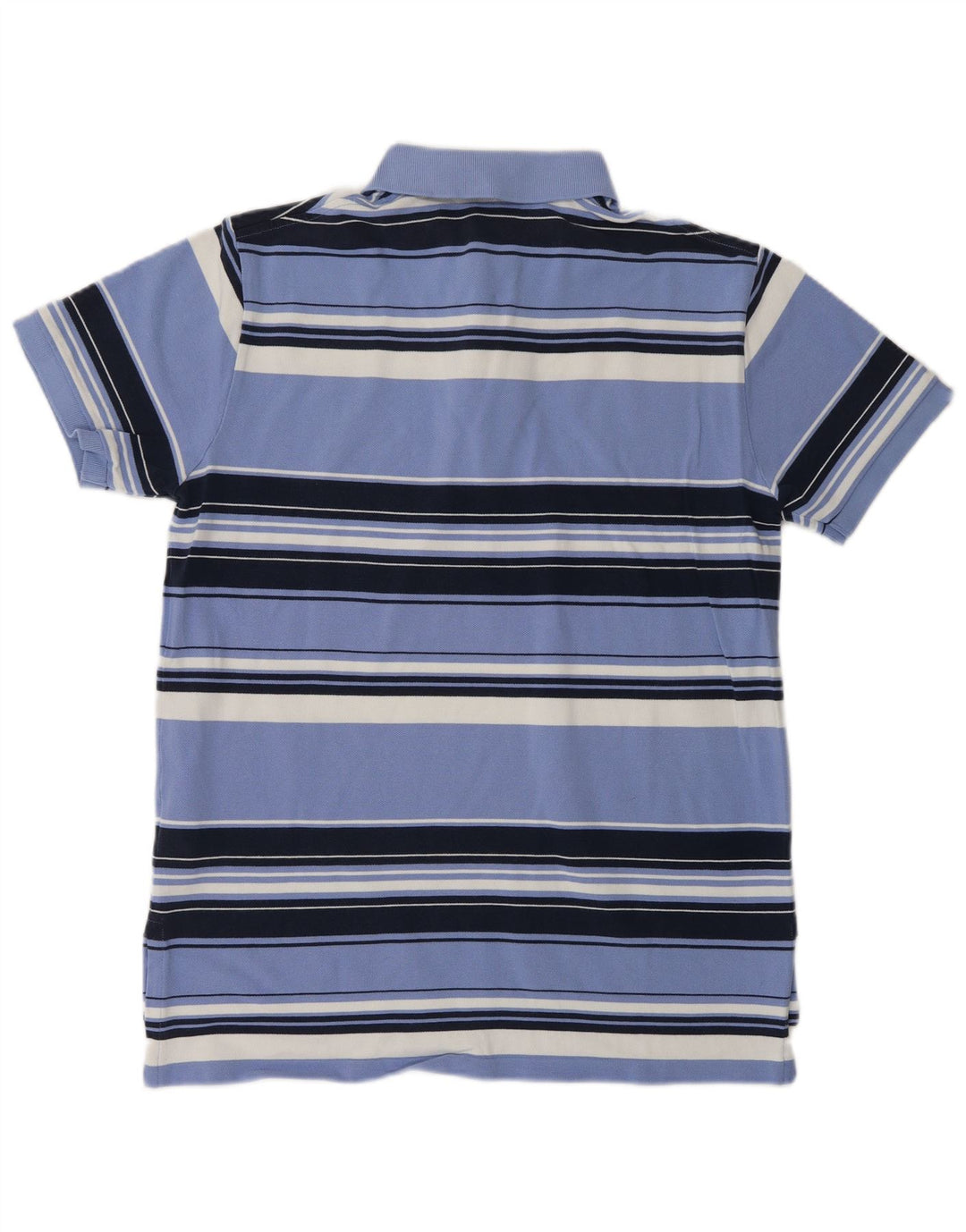 POLO RALPH LAUREN Herren-Poloshirt mit individueller Passform, mittelblau, gestreift, Baumwolle